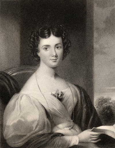 Maria Jane Jewsbury, gravée par J. Cochran, de 